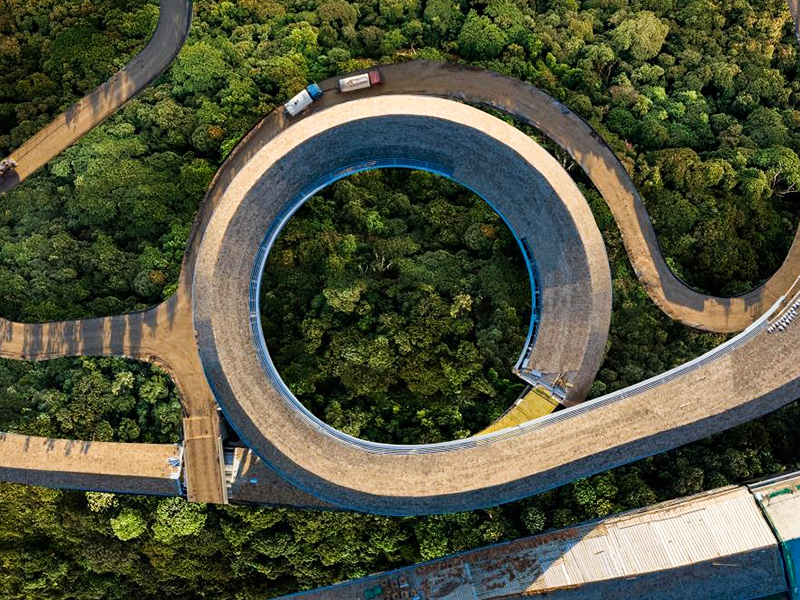 Wooden Sunshade And Ancillary Works For The Beijing Winter Olympics Luge Center